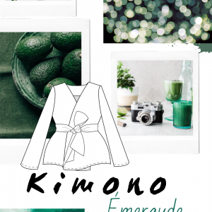 Moodboard Kimono émeraude